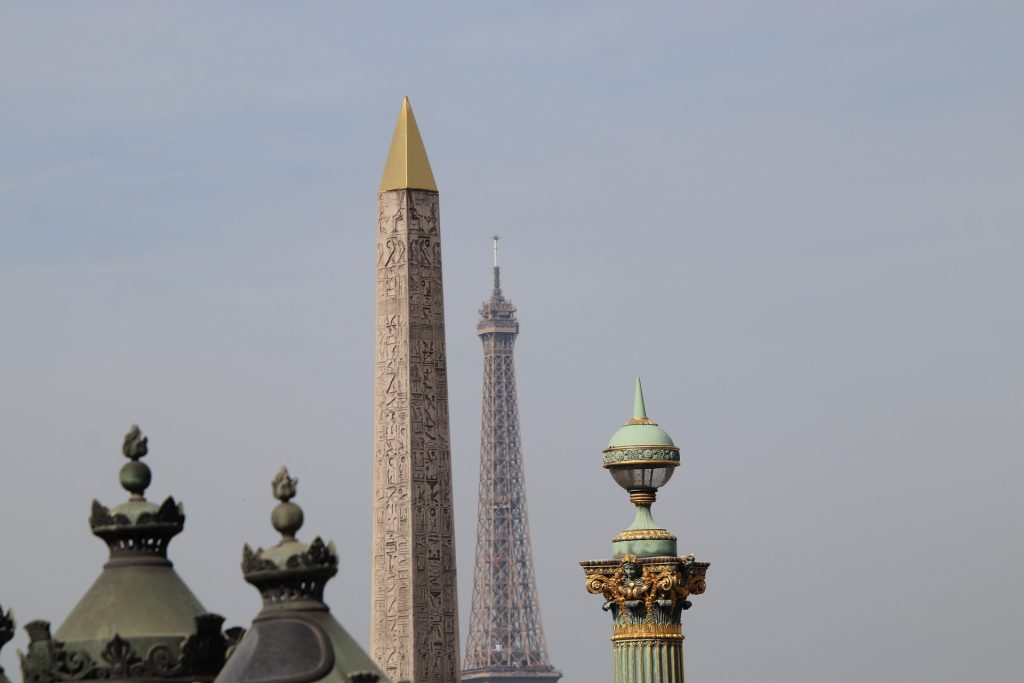 Paris Obelisk, Paris sundial, Paris monuments