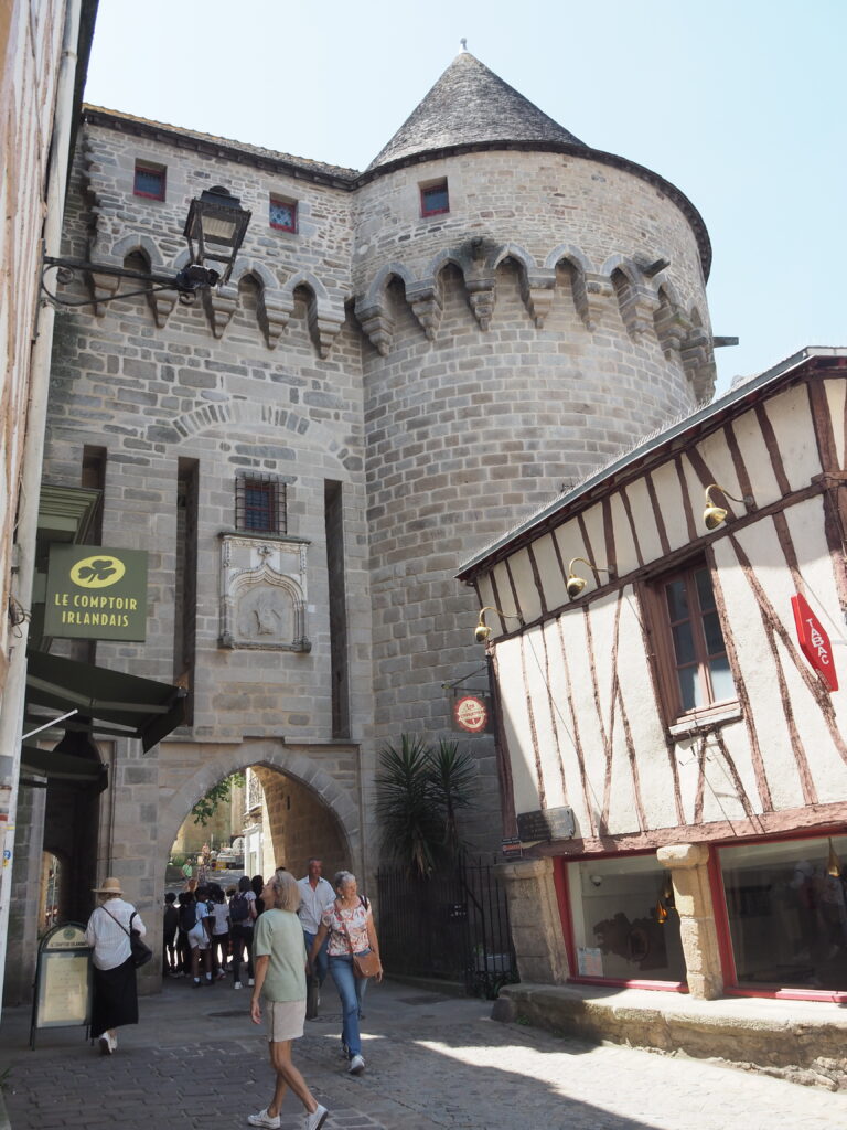 Castle porte in vannes Brittany