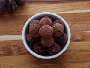 chocolate truffles for the french reveillon
